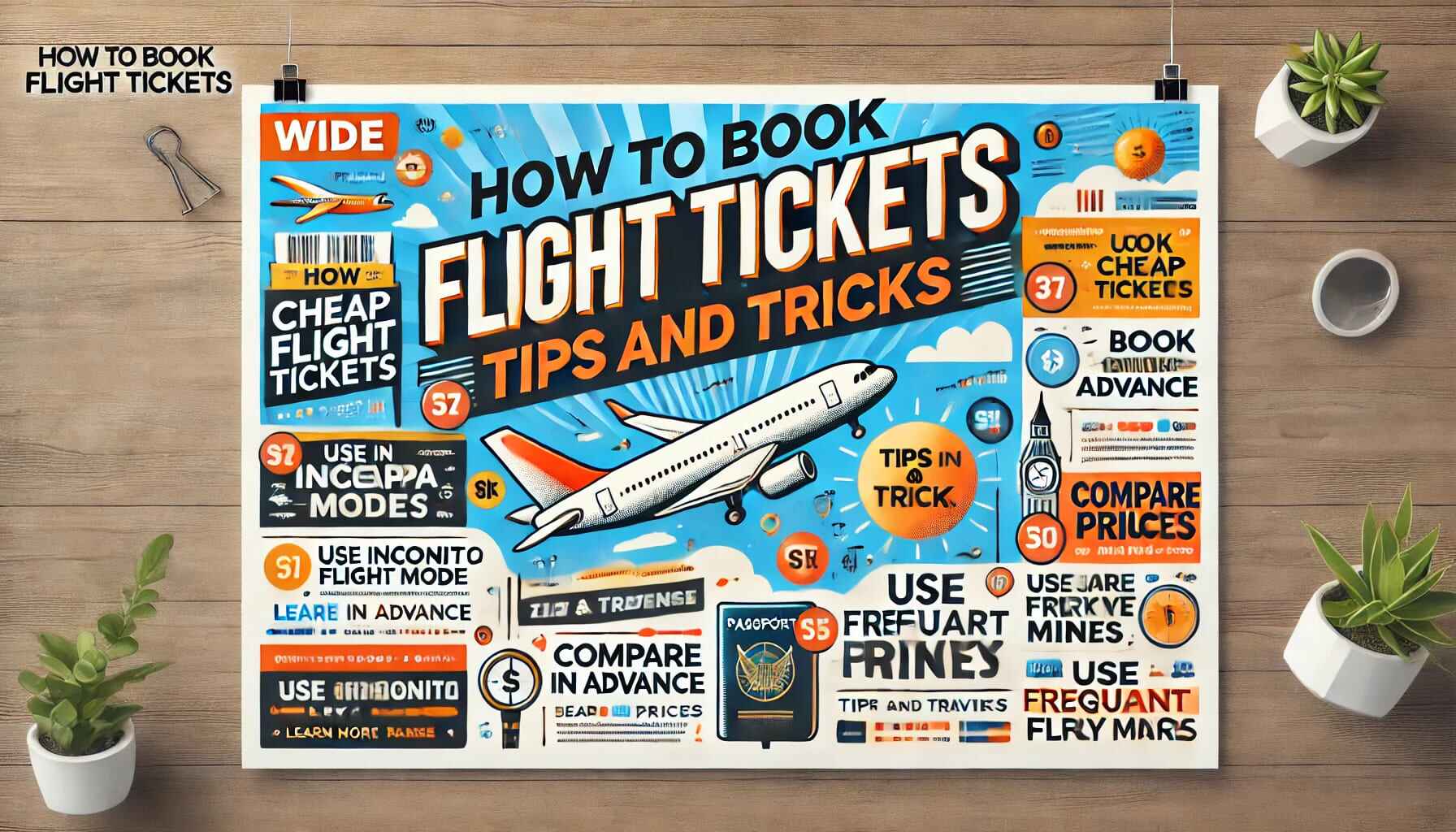 How to Book Cheap Flight Tickets Tips and Tricks